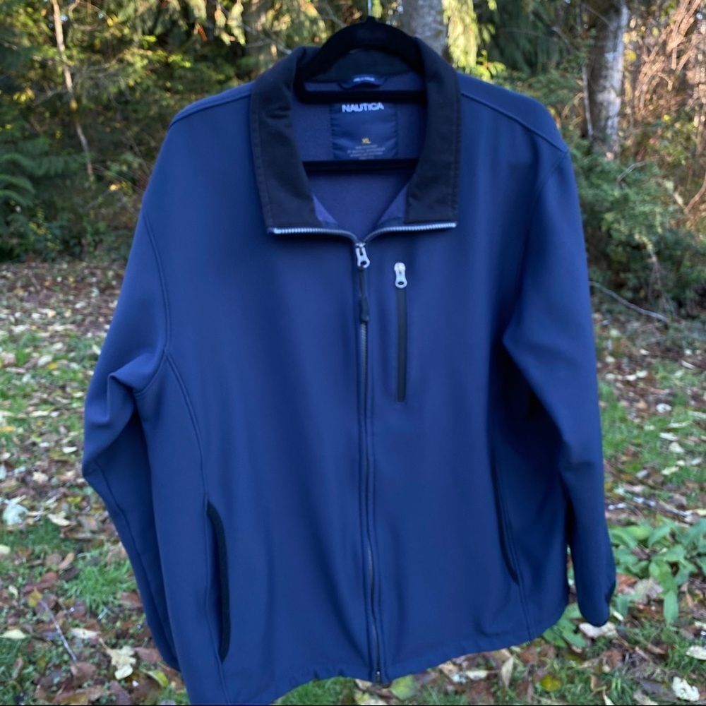 Nautica Blue Waterproof Men's Jacket XL